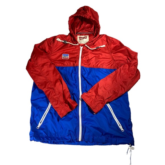 Levi's Olympic Torch Relay Windbreaker Size Medium - Picture 1 of 8